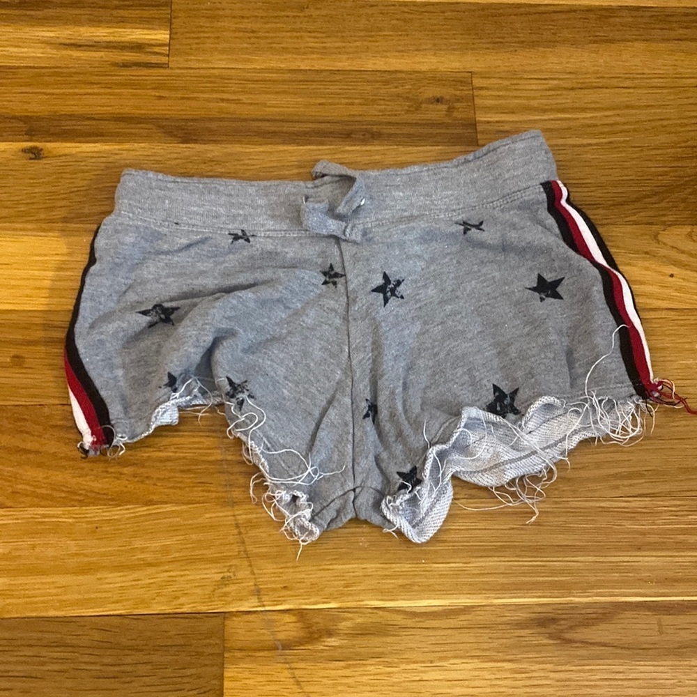 Flowers By Zoe Girl’s Grey Lounge Shorts With Stars Size M